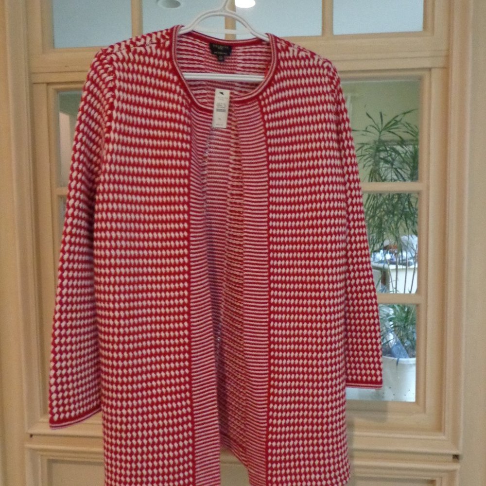 Talbots Merino Wool   Cardigan Sweater  NWT